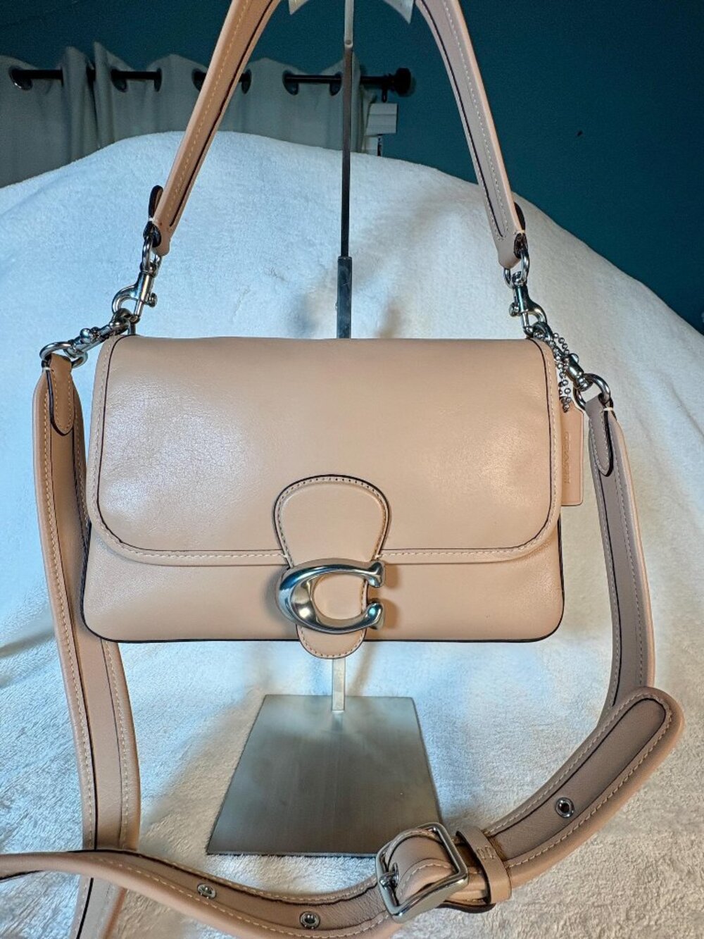 Coach Soft Tabby in Buff/Ivory